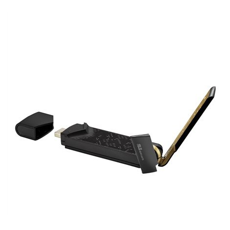 Asus | Wireless Dual-band | USB-AX56 AX1800 (No cradle) | 802.11ax | 1201+574 Mbit/s | Mbit/s | Ethernet LAN (RJ-45) ports | Mes